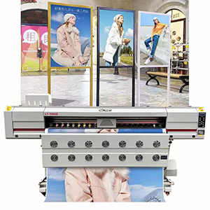 High Speed LT-1904E 4 Printheads I3200 XP600 DX5 Printhead Banner Sticker Printing Machine