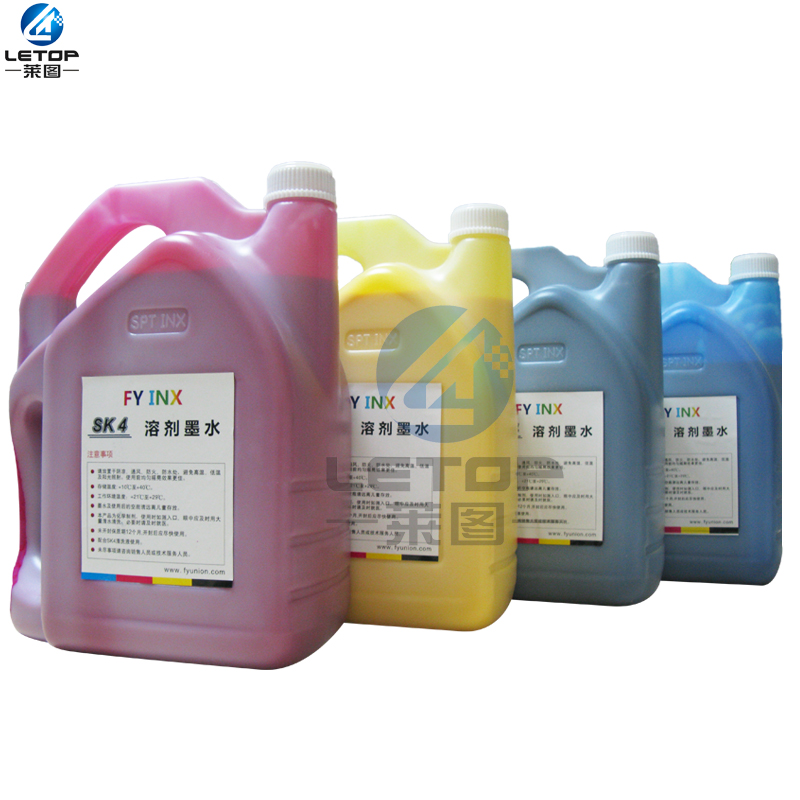 Letop Large Capacity 5L FY SK4 Ink Digital Printing Ink Of Solvent Printer