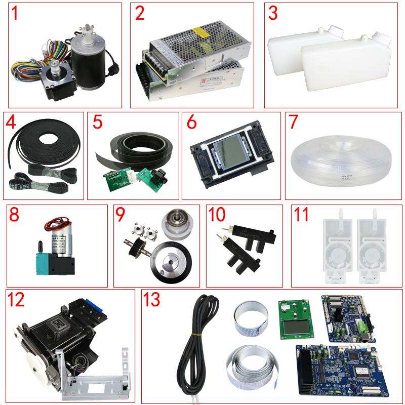 One Set Sengyang DX5 XP600 I3200 Single Printhead Accessory Modification Kit Board