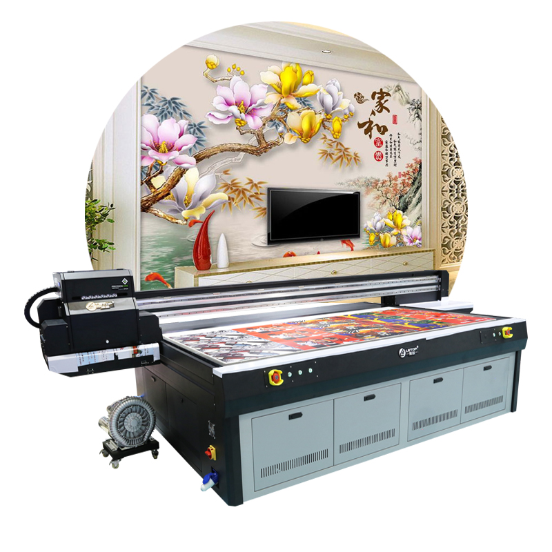 2513 Digital Waterproof MDF Wood Inkjet Ricoh Gen5 Gen6 i3200 Large UV Flatbed Printer