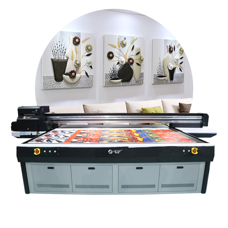 Wide Format 2513 UV Printer GN5 GN6 I3200 4 Printhead Acrylic Glass KT PVC Board Flatbed Led UV Printer