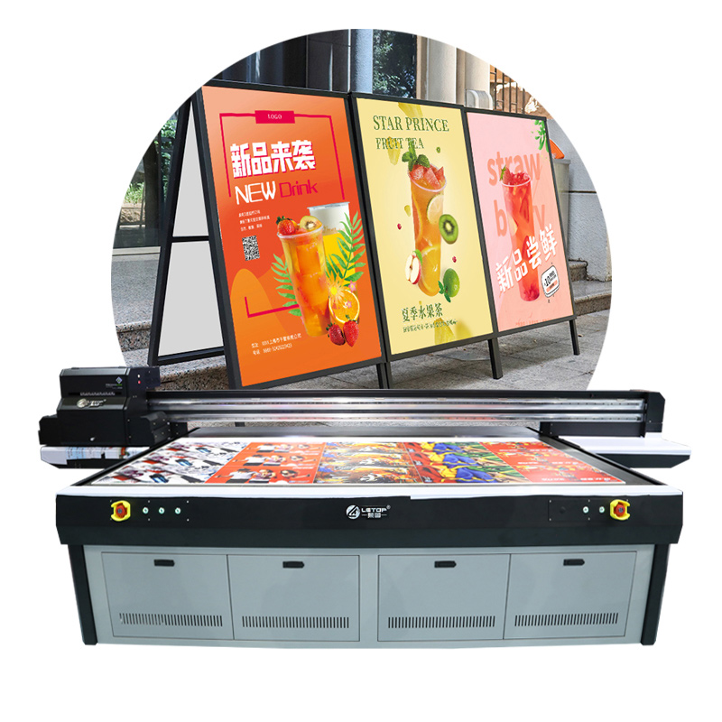 China Manufacturer 2.5*1.3m Dx5 I3200 Xp600 Ricoh Gen5 Heads Led Uv Flatbed Printer