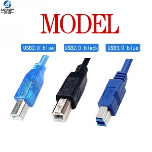 Format Printing Machine Spare Parts 1.5M 3M 5M 10M Blue Black USB Date Cable