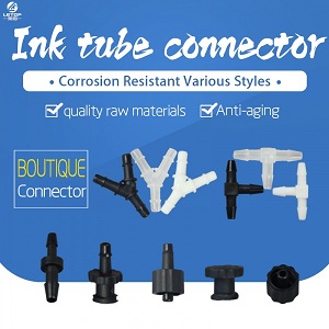 Good Quality Inkjet Printer Parts T Y Shape Plastic Ink Pipe Tube Connector