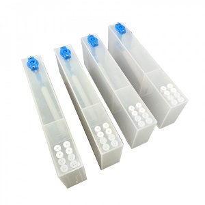 440ML 4 Colors Continuous Ink Supply System With 4 Holes Level Senosr Ink Cartridge